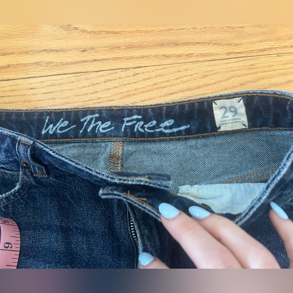 Free People / We the Free Denim Mini Skirt - Size 29 - Picture 5 of 7